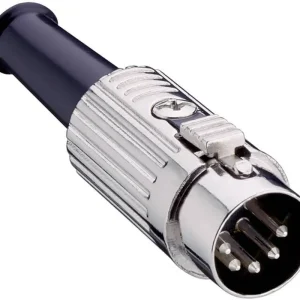 Conector tată DIN, drept, cu blocare, 5 pini, 0137 05-1 Lumberg Reduceri