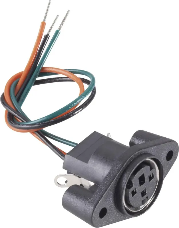 Preferatul clienților Conector mini DIN încastrabil cu 6 poli și cablu