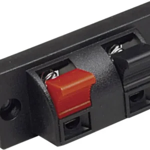 Plată sigură Terminal pentru difuzoare, 2 poli, 205025 BKL Electronic