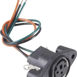 Conector soclu mini-DIN, pentru montare, 8 pini, cu cablu de conexiune, BKL Electronic Ofertă