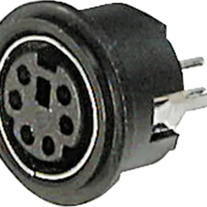 Disponibil imediat Conector soclu mini-DIN, pentru montare, 8 pini, A-DIO-TOP/08 Potentiometer Service GmbH