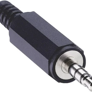 Jack 3,5 mm, mufă tată, stereo, drept, protecție la îndoire, 1532 02 Lumberg Ofertă