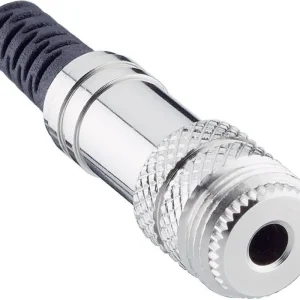 Ultima șansă Jack 3,5 mm, mufă mamă, stereo, protecție la îndoire, 1522 01 Lumberg