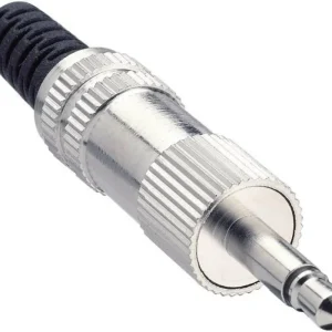 Jack 3,5 mm, mufă tată, mono, protecție la îndoire, KLS 22 Lumberg Expediere rapidă