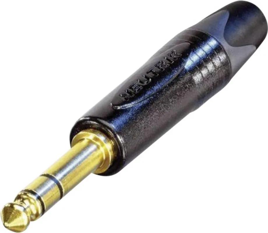 Doar azi Jack 6,35 mm, mufă tată, stereo, drept, seria X, NP 3 X-B Neutrik