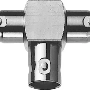 Preț promoțional Adaptor BNC tip T Telegärtner J01004B0616, mufă mamă BNC - mufă mamă BNC, mufă mamă BNC