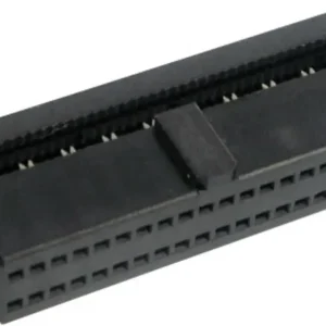 Chilipir Conector IDC mamă cu manşon de protecţie 30 pini 2 rânduri Tru Components 1589657