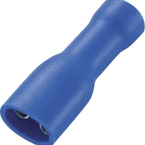 Ofertă specială Papuc mamă izolat 4.8 x 0.8 mm 180° albastru 50 buc. Tru Components 737840-4.8