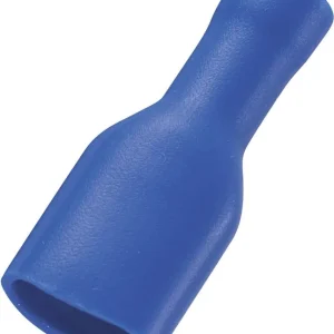 Papuc mamă izolat 6.35 x 0.8 mm 180° albastru 50 buc. Tru Components 737840-6.35 Discount