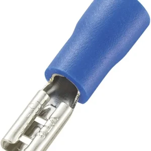 Papuc mamă 2.8 x 0.8 mm 2.50 mm² parțial izolat albastru 100 buc. Tru Components 737443 Plată securizată