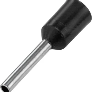 Pin terminal 6 mm² parțial izolat negru 100 buc. Vogt Verbindungstechnik 460712 Reducere extra