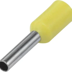Pin terminal 6 mm² parțial izolat galben 100 buc. Vogt Verbindungstechnik 490712 Expediere rapidă