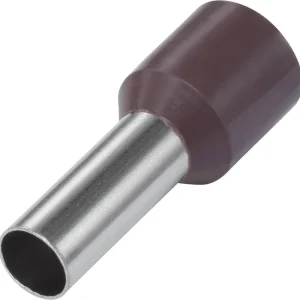 Pin terminal 10 mm² parțial izolat maro 100 buc. Vogt Verbindungstechnik 470812 Livrare rapidă