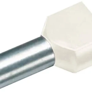 Pin terminal dublu 16 mm² parțial izolat fildeș 100 buc. Vogt Verbindungstechnik 470914D Ultima șansă