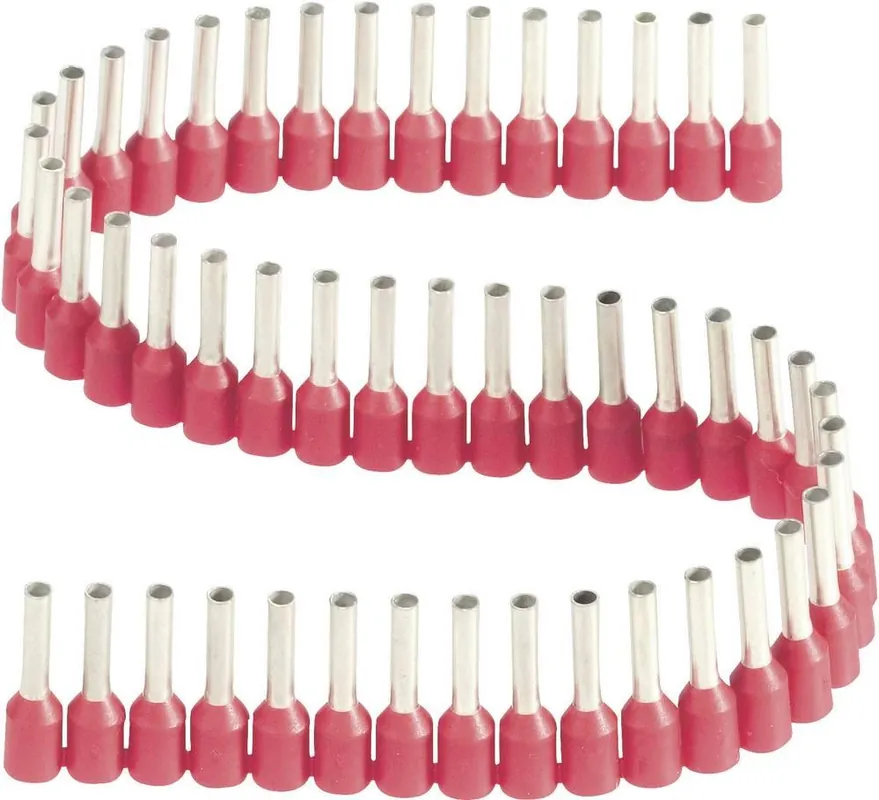 Pin terminal 1 mm² parțial izolat roșu 50 buc. Vogt Verbindungstechnik 470308.00050 Nu rata