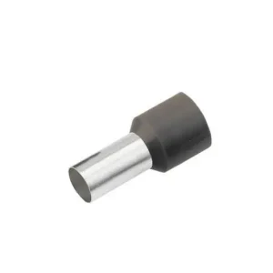 Ofertă limitată Pin terminal 6 mm² parțial izolat negru 100 buc. Cimco 18 2210