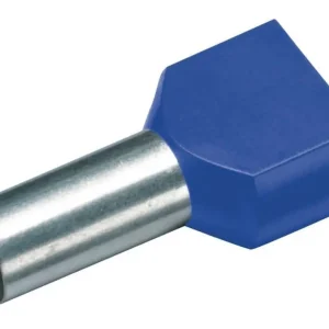 Pin terminal dublu 0.75 mm² parțial izolat albastru 100 buc. Cimco 18 2404 Reducere specială
