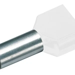Pin terminal dublu 0.75 mm² parțial izolat alb 100 buc. Cimco 18 2432 Cumpără online