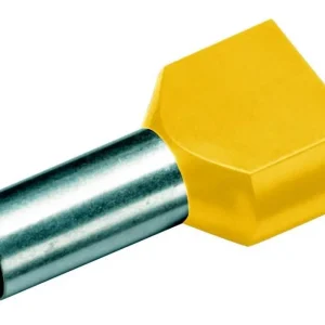 Pin terminal dublu 6 mm² parțial izolat galben 100 buc. Cimco 18 2480 Ofertă exclusivă