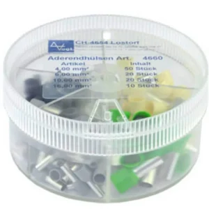 Comandă acum Set pini terminali 4 mm², 6 mm², 10 mm², 16 mm² parțial izolat 100 buc. Vogt Verbindungstechnik 737047