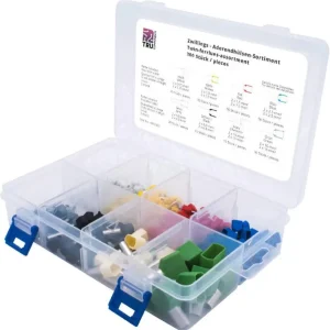 Retur gratuit Set pini terminali dubli 0.75 mm², 1 mm², 1.5 mm², 2.5 mm², 4 mm², 6 mm², 10 mm², 16 mm² 300 buc. Tru Components T1903C035