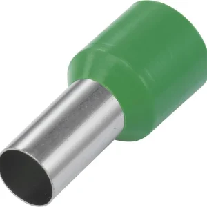 Pin terminal 6 mm² parțial izolat verde 100 buc. Tru Components 1572424 Disponibil imediat