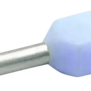 Pin terminal dublu 0.25 mm² parțial izolat albastru deschis 1000 buc. Klauke 8678 Ofertă