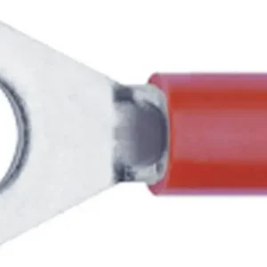 Papuc inelar filet M3 max. 1 mm² Ø 3.2 mm parțial izolat roșu Klauke 6203 Premium