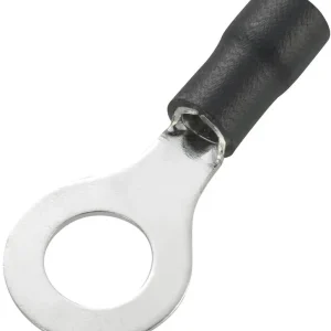 Papuc inelar filet M4 max. 4 mm² Ø 4.2 mm parțial izolat negru 50 buc. Tru Components 738266 Reduceri