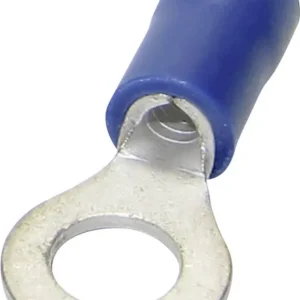 Papuc inelar filet M4 max. 2.50 mm² diametru gaură 4.3 mm parțial izolat albastru 1 buc. Tru Components 1583067 Plată sigură