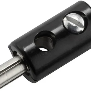 Bestseller Mufă banană miniatură 2.6 mm negru 1 buc. Kahlert Licht