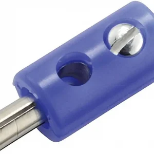 Mufă banană miniatură 2.6 mm albastru 1 buc. Kahlert Licht Livrare expres