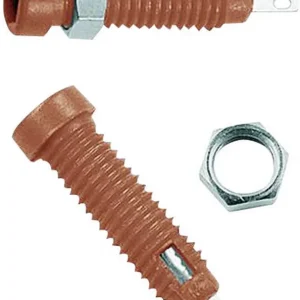 Soclu banană 2 mm roșu 1 buc. Stäubli LB2-IF Discount