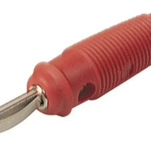 Mufă banană 4 mm roșu 1 buc. SKS Hirschmann VQ 30 Plată securizată