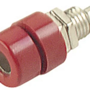 Soclu banană 4 mm roșu 1 buc. SKS Hirschmann BIL 30 Premium