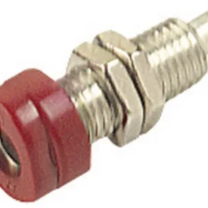 Lichidare de stoc Soclu banană 4 mm roșu 1 buc. SKS Hirschmann BUG 10