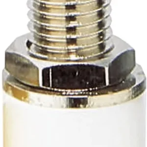 Soclu banană 4 mm alb 1 buc. BKL Electronic 72312 Transport gratuit