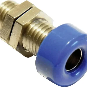Disponibil imediat Soclu banană 4 mm albastru 1 buc. Schnepp 734381