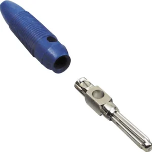 Fișă de cablu 4 mm albastru 1 buc. TRU COMPONENTS 1582254 Preț redus