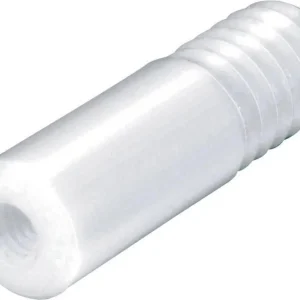 Cumpărături sigure Manşon de izolare pentru mufă din oţel superior Schnepp, 4 mm, alb