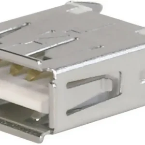 Preț promoțional Conector soclu USB A 2.0 pentru montare 180°, A-USB A-TOP Assmann