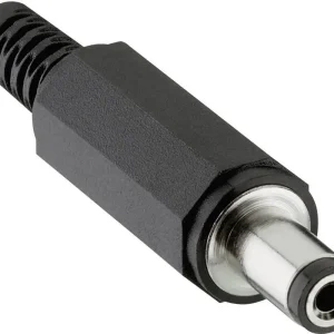 Mufă tată alimentare, 5.5 mm/2.1 mm, protecție la îndoire, 12 V/DC 4 A, 1633 02 Lumberg Lichidare de stoc