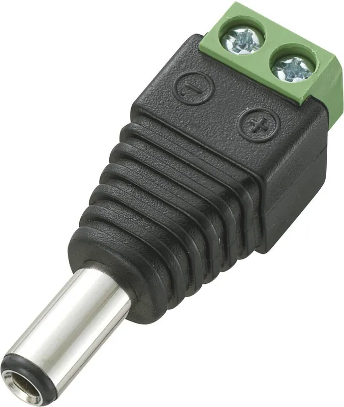 Conector alimentare DC drept 5.5 mm 2.5 mm Tru Components DC-13M Bestseller