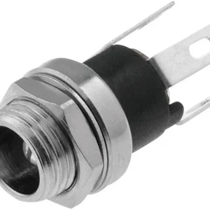 Disponibil imediat Cliff SCD-026 Conector alimentare DC, mufă, montare verticală 5,5 mm 2,1 mm