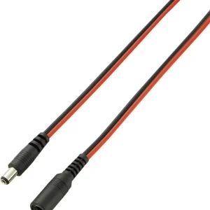 Cablu prelungitor DC fișă DC - mufă DC 5.5 mm 2.5 mm 3 m Voltcraft 93025c183 Plată securizată