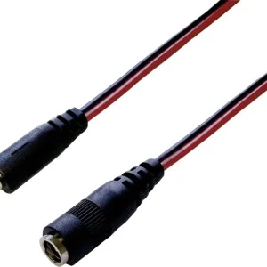 Cablu prelungitor DC fișă DC - mufă DC 5.5 mm 2.5 mm 3 m BKL Electronic 072054 Noutate