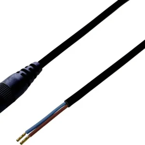 Cablu de alimentare DC mufă DC - cablu capete libere 5.5 mm 2.5 mm 1 m BKL Electronic 075188 Retur ușor