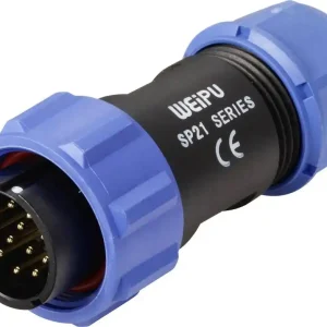 Preț redus Weipu SP2110 / P 12 II Conector circular tată, drept 12 pini seria SP21