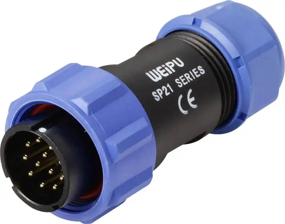 Preț redus Weipu SP2110 / P 12 II Conector circular tată, drept 12 pini seria SP21