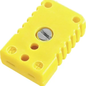Chilipir Conector miniatură termocuplu tip K galben B + B Thermo-Technik 0220 0002